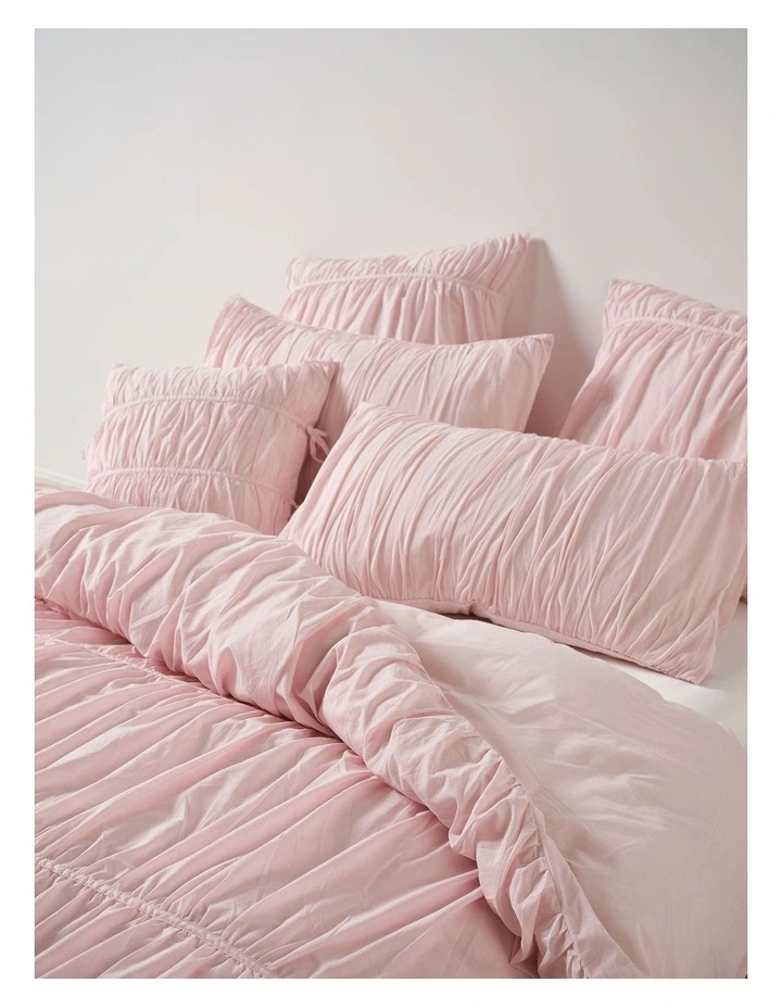 Layla Quilt Cover Set In Peony image 3