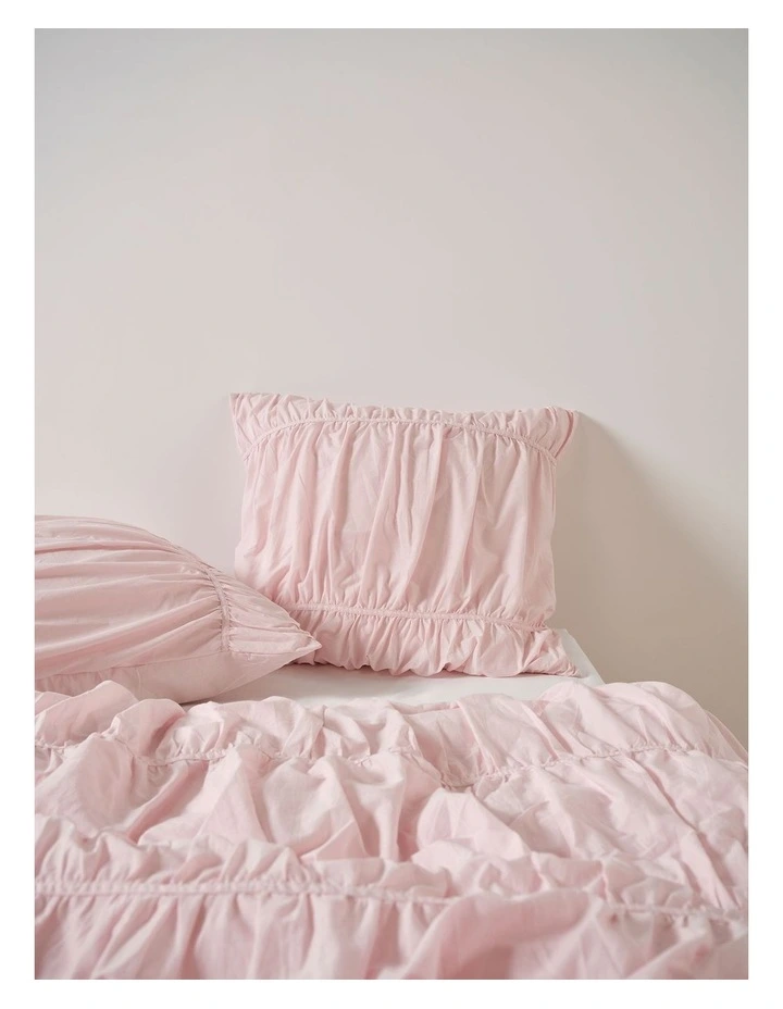 Layla Quilt Cover Set In Peony image 5