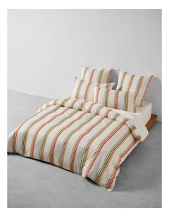 Sanremo Cotton Sateen Quilt Cover Set In Mango