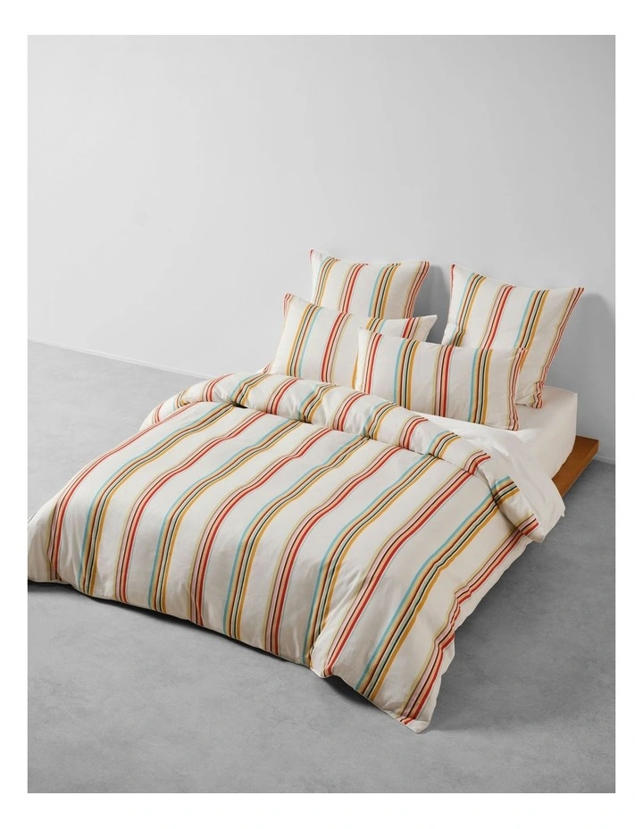 Sanremo Cotton Sateen Quilt Cover Set In Mango image 1