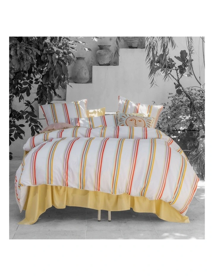 Sanremo Cotton Sateen Quilt Cover Set In Mango image 7