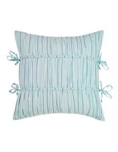 Layla Stripe Cushion 48x48cm In Blue