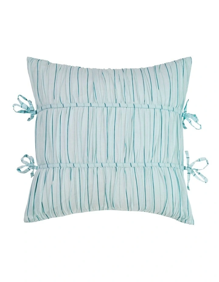 Layla Stripe Cushion 48x48cm In Blue image 1