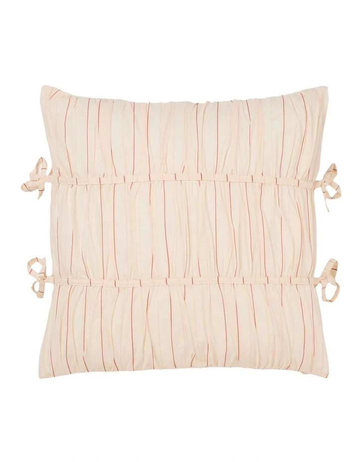 Layla Stripe Cushion 48x48cm In Blush image 1