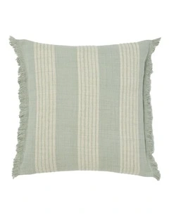 Sloan Cotton Cushion 48x48cm In Seafoam