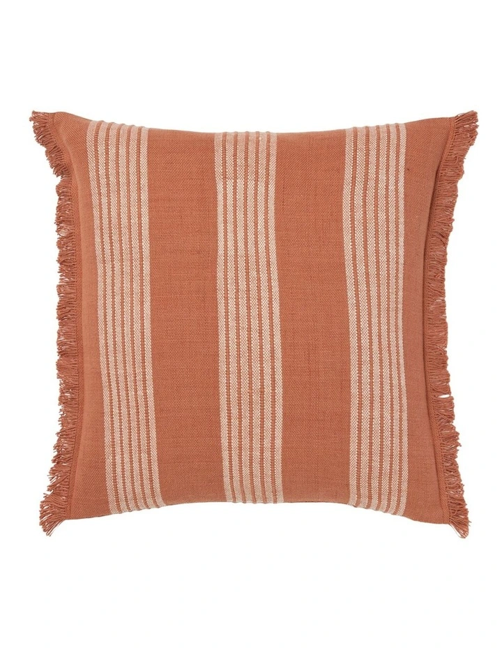 Sloan Cotton Cushion 48x48cm In Terracotta image 1