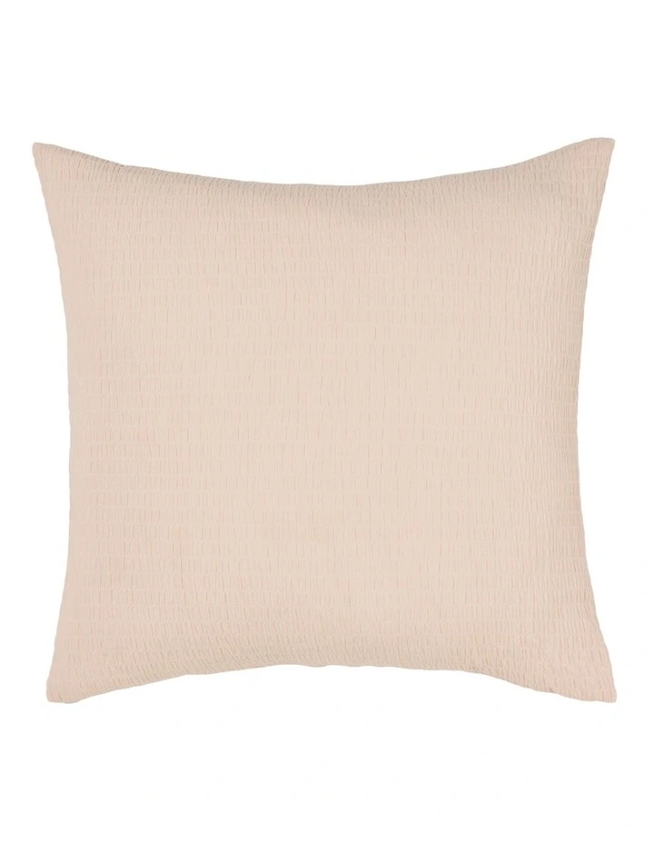 Manon Cotton Cushion 48x48cm In Blush image 1