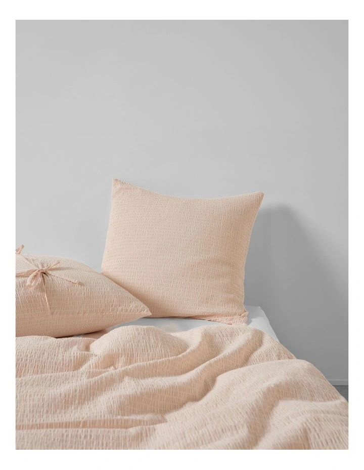 Manon Cotton Quilt Cover Set In Blush image 4