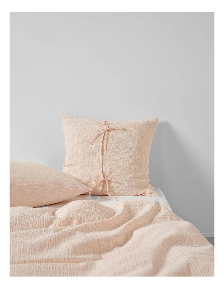Manon Cotton Quilt Cover Set In Blush image 5