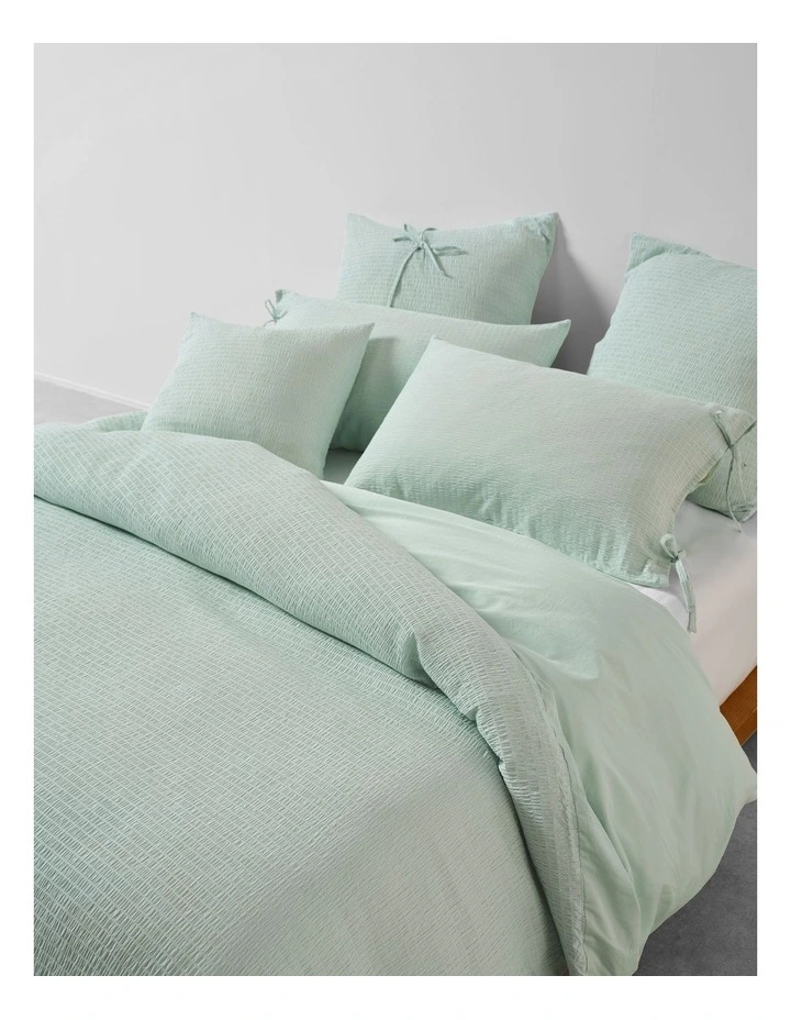 Manon Cotton Quilt Cover Set In Clearwater image 2