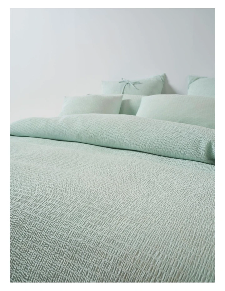 Manon Cotton Quilt Cover Set In Clearwater image 3
