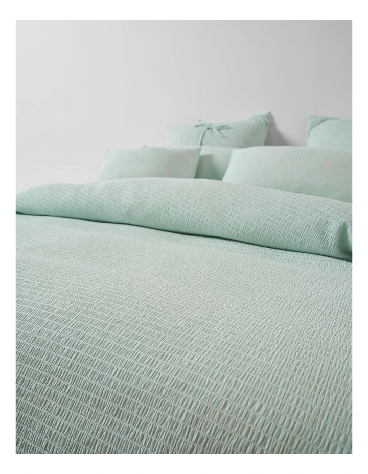 Manon Cotton Quilt Cover Set In Clearwater image 3