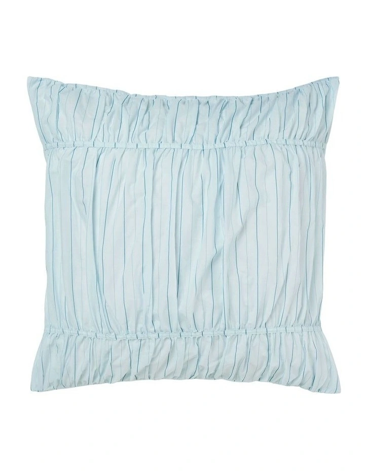 Layla Stripe Quilt Cover Set In Blue image 6