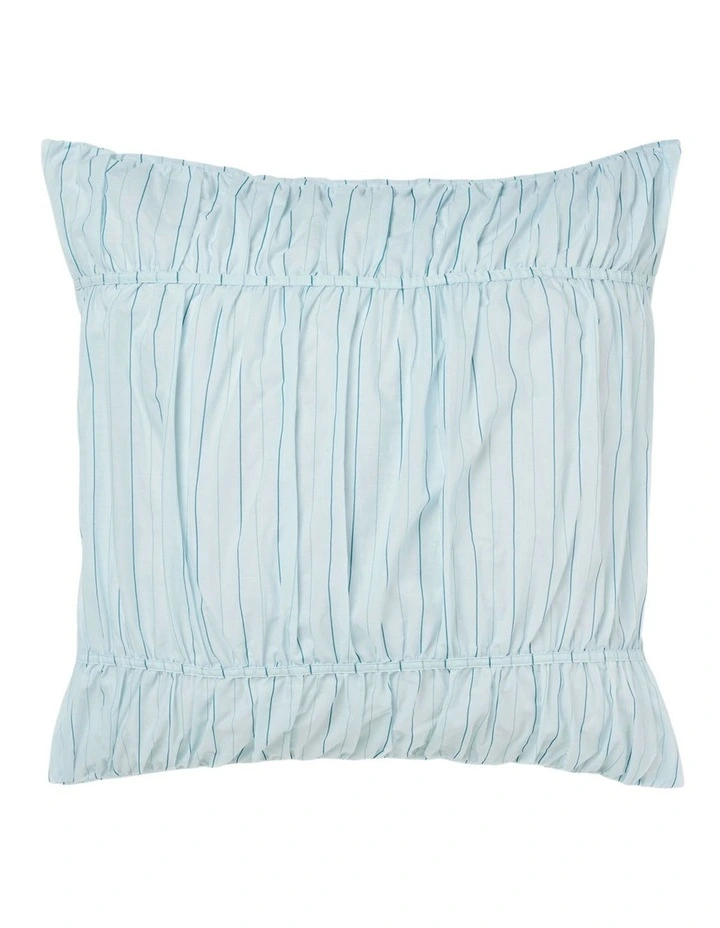 Layla Stripe Quilt Cover Set In Blue image 6