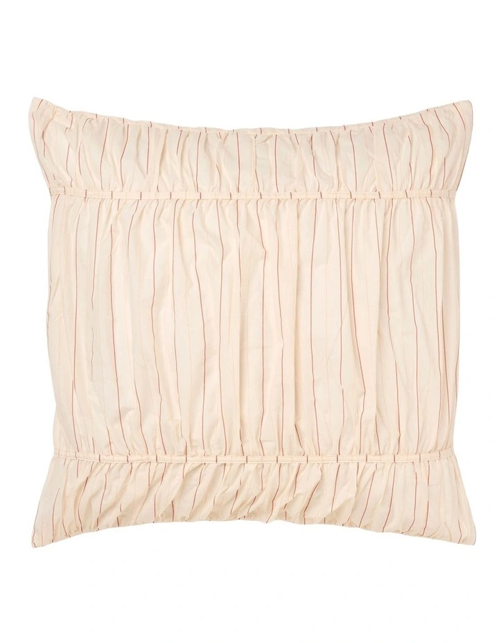 Layla Stripe Quilt Cover Set In Blush image 6