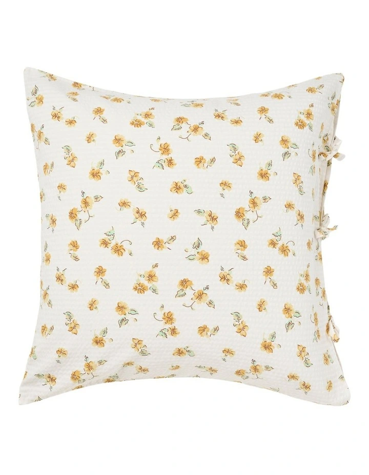Peggy Quilt Cover Set In Mango image 7