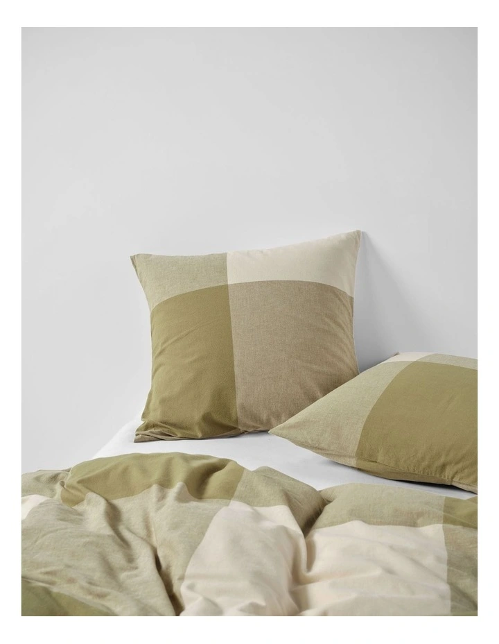Sicily Quilt Cover Set In Khaki image 5