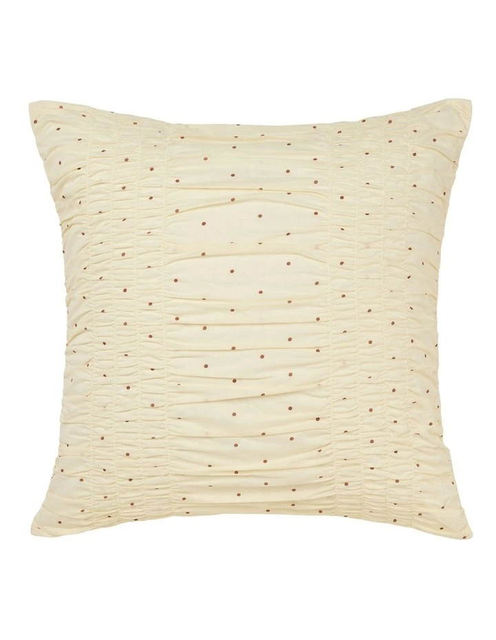 Nina Spot Quilt Cover Set In Vanilla image 6