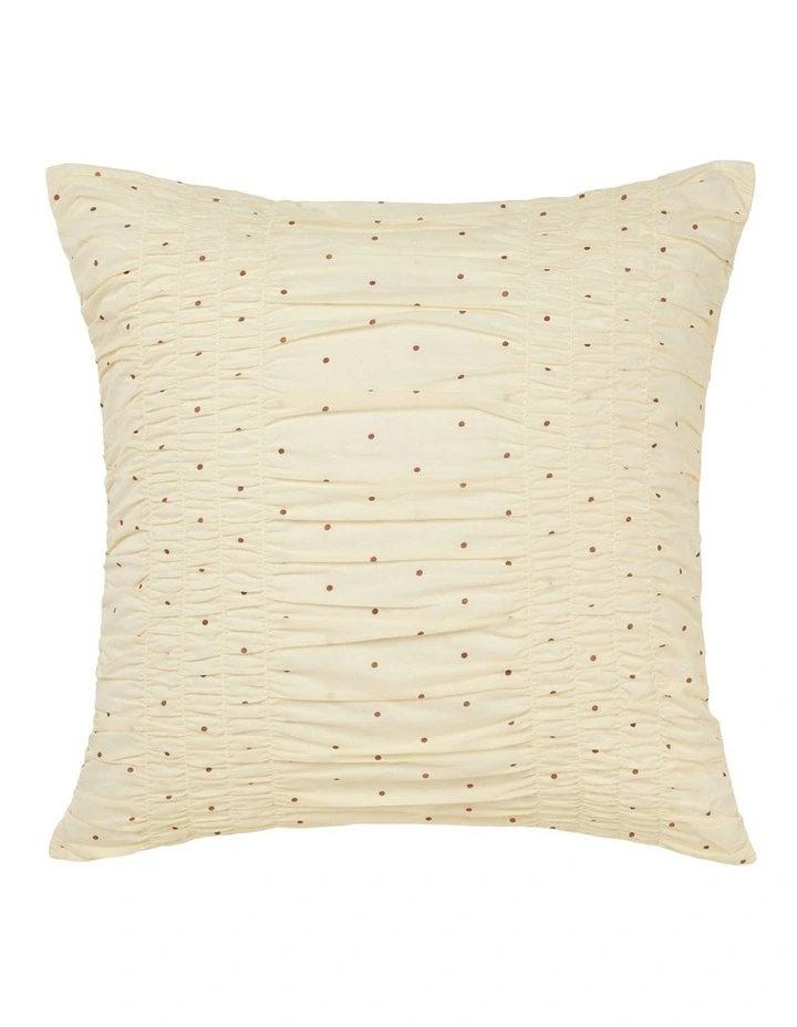 Nina Spot Quilt Cover Set In Vanilla image 6