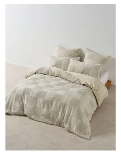 Adeline Quilt Cover Set In Natural