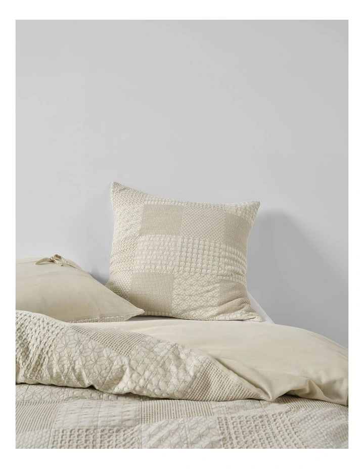 Adeline Quilt Cover Set In Natural image 5