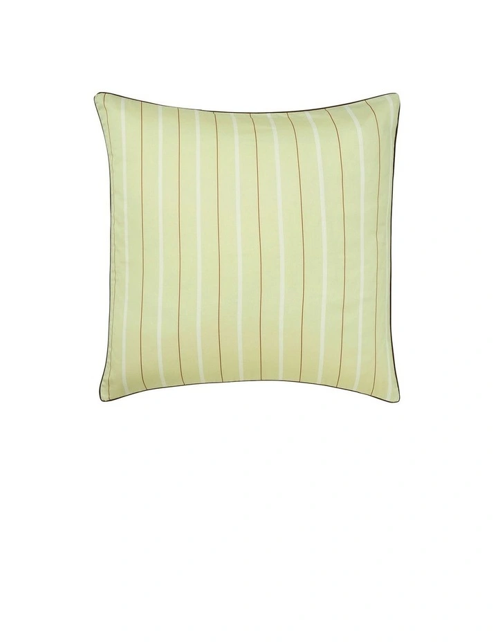 Monday Stripe Cotton Sateen Quilt Cover Set In Pear image 6