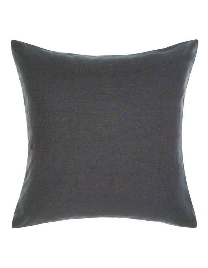 Nimes Washed European Linen Quilt Cover Set In Magnet image 2