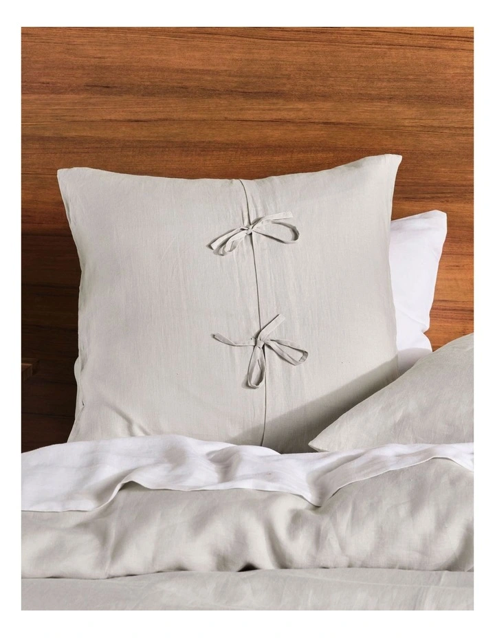 Nimes Quilt Cover Set in Pale Grey image 5