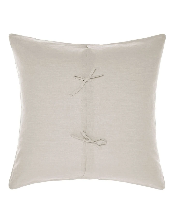 Nimes Washed European Linen Quilt Cover Set In Natural image 4