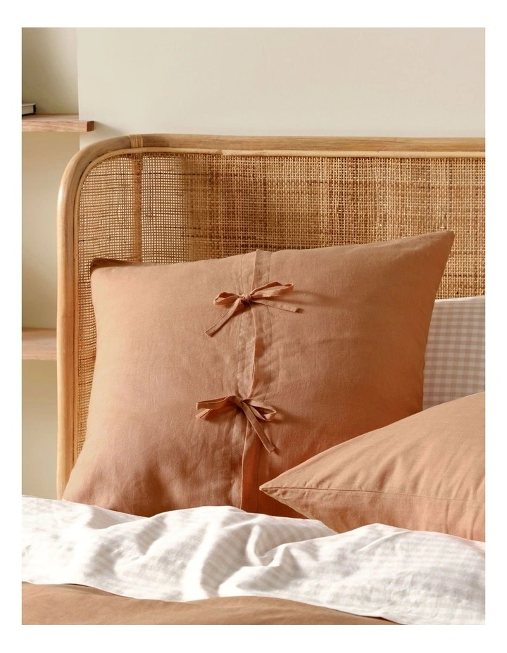 Nimes Quilt Cover Set In Clay image 2