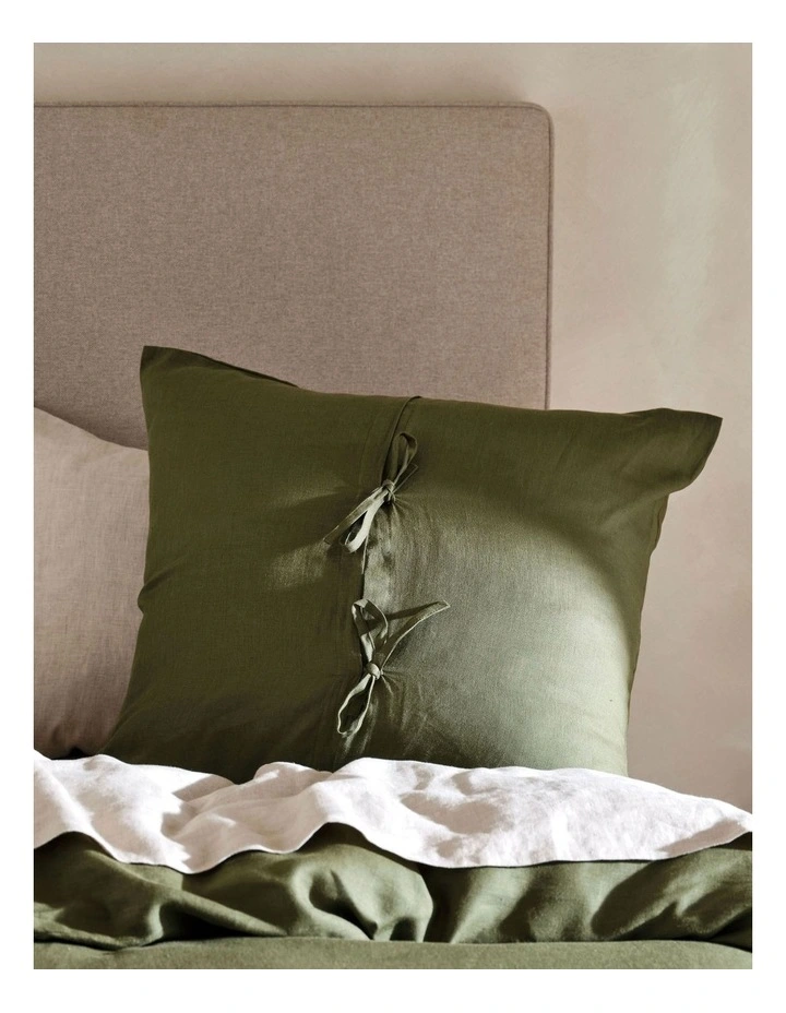 Nimes Quilt Cover Set In Moss image 6