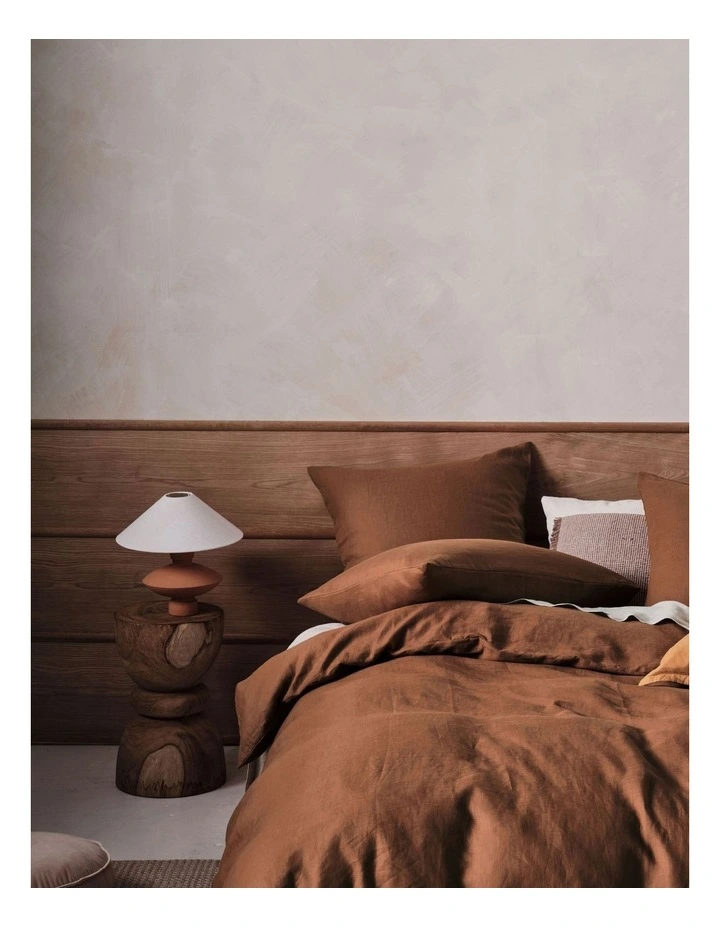 Nimes Quilt Cover Set In Cinnamon image 2
