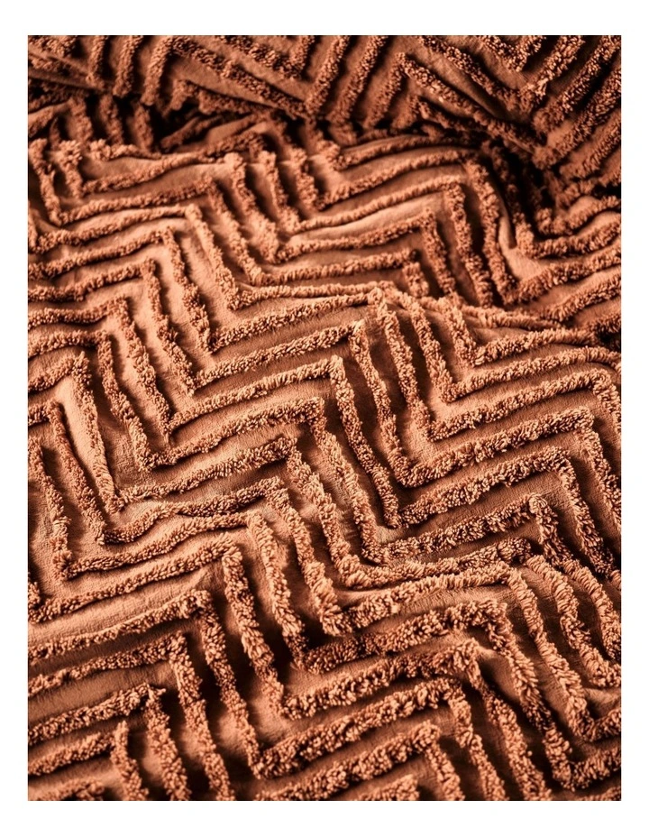 Fog Quilt Cover Set in Cinnamon image 3