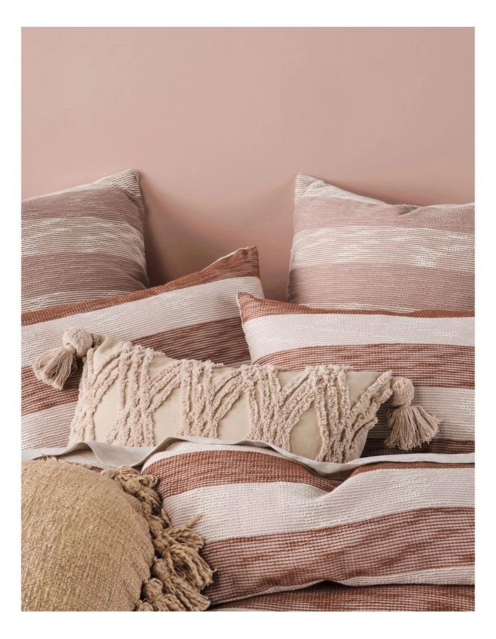 Oceania Quilt Cover Set In Cinnamon image 3