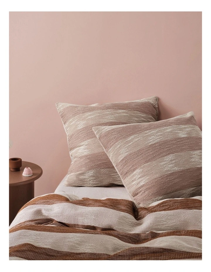 Oceania Quilt Cover Set In Cinnamon image 5