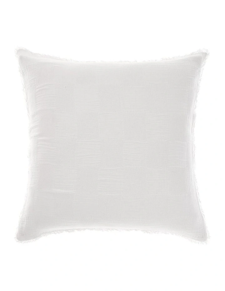 Capri Quilt Cover Set in White image 4
