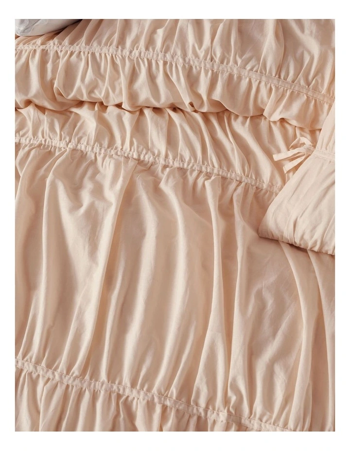 Layla Quilt Cover Set in Pink image 4