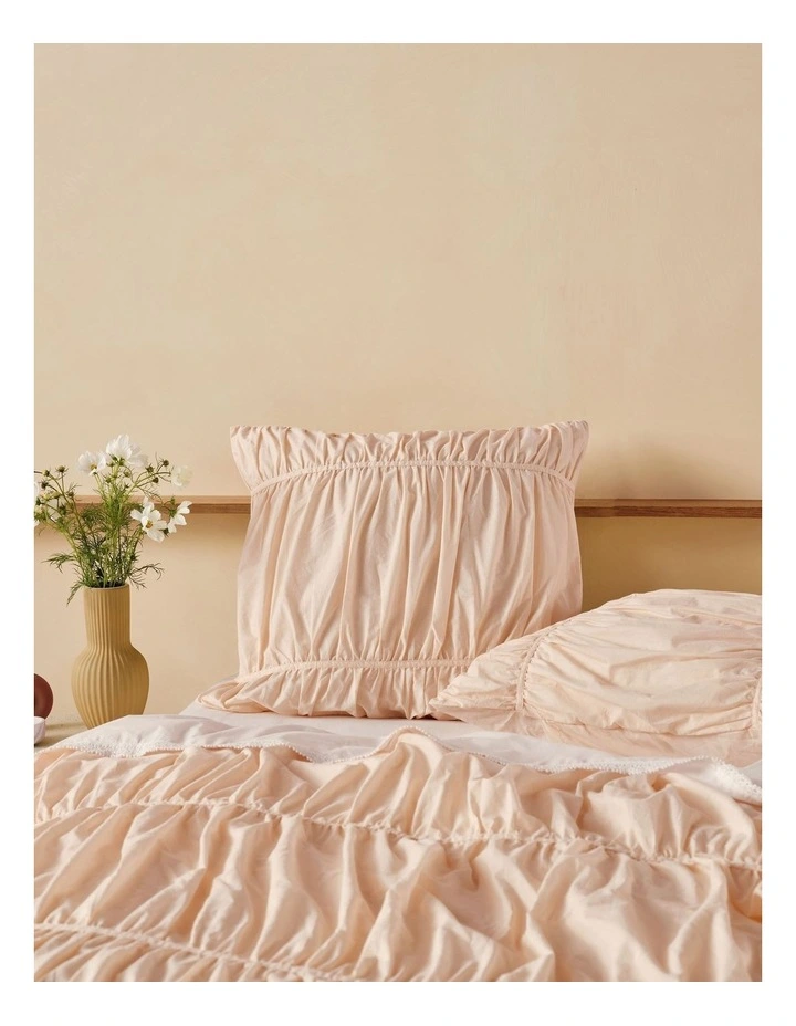 Layla Quilt Cover Set in Pink image 6