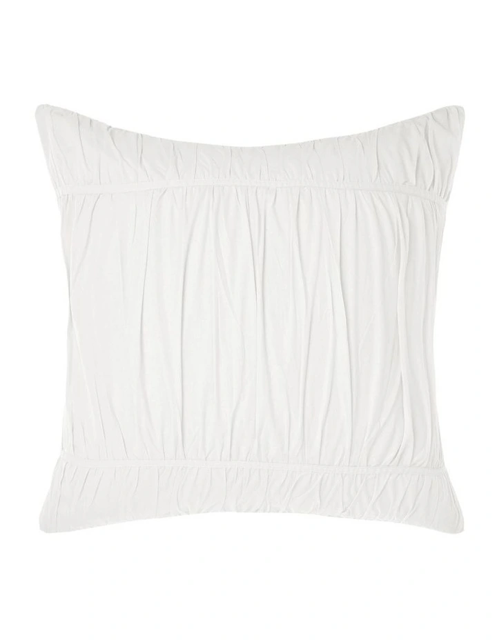 Layla Quilt Cover Set in White image 5