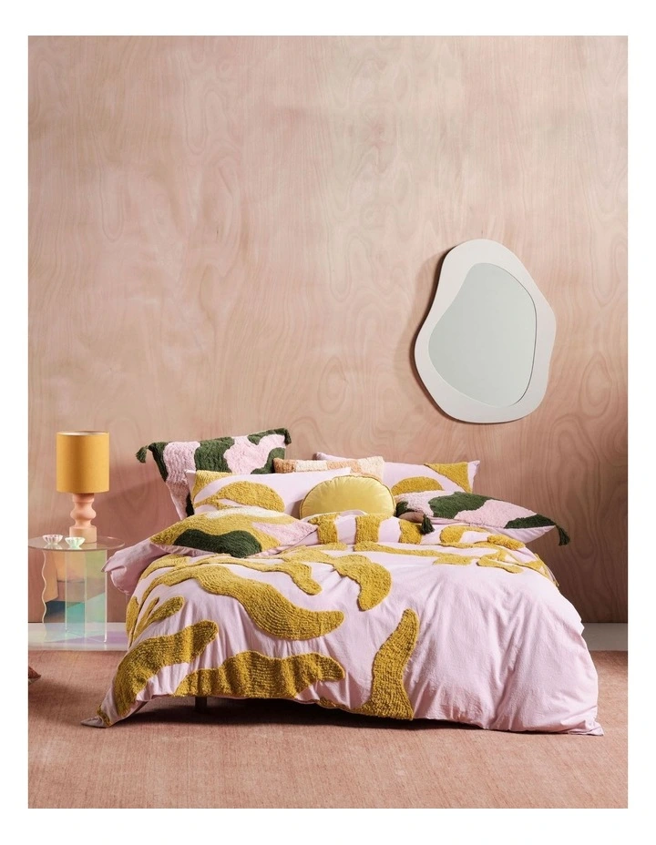 Linen House Eve Quilt Cover Set in Pink MYER