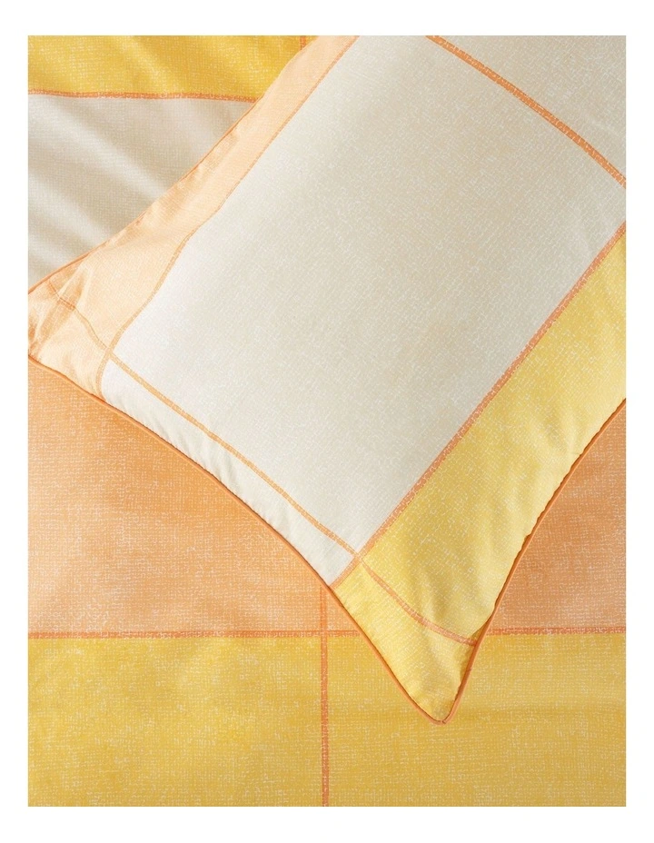 Phoebe Quilt Cover Set in Melon image 3