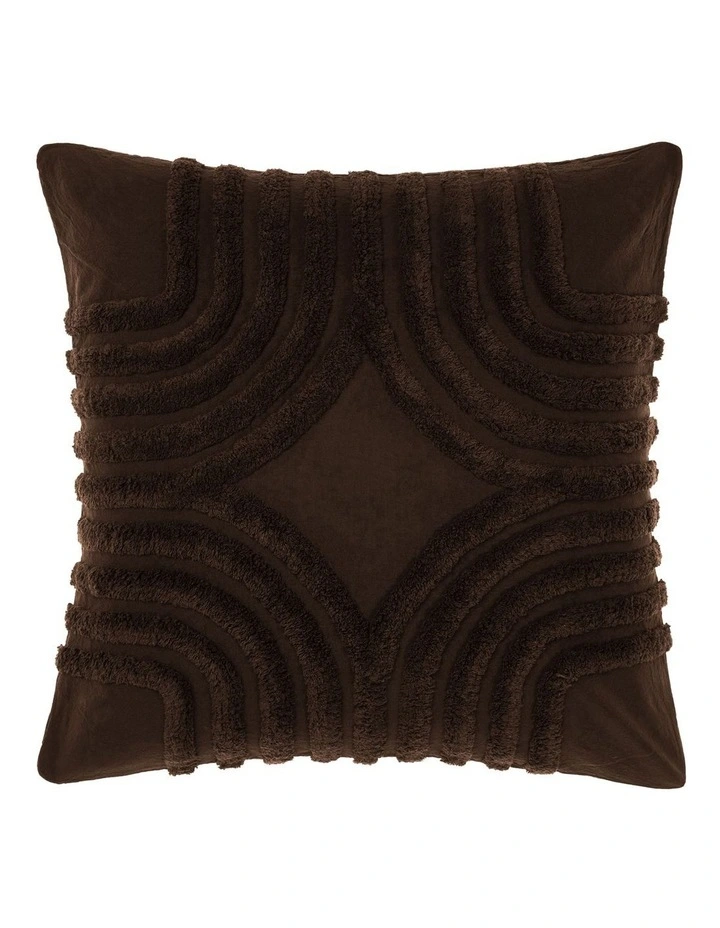 Farrah Quilt Cover Set in Cacao image 5