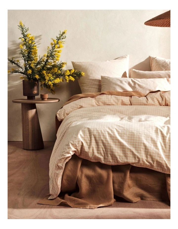 Springsteen Quilt Cover Set In Peach image 2
