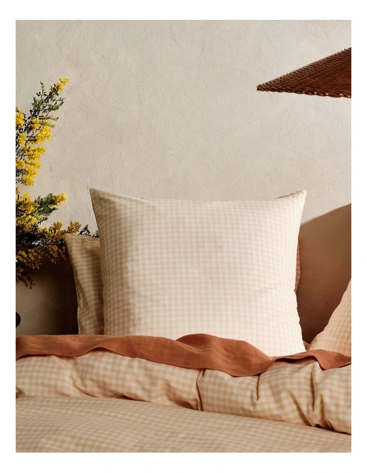 Springsteen Quilt Cover Set In Peach image 5