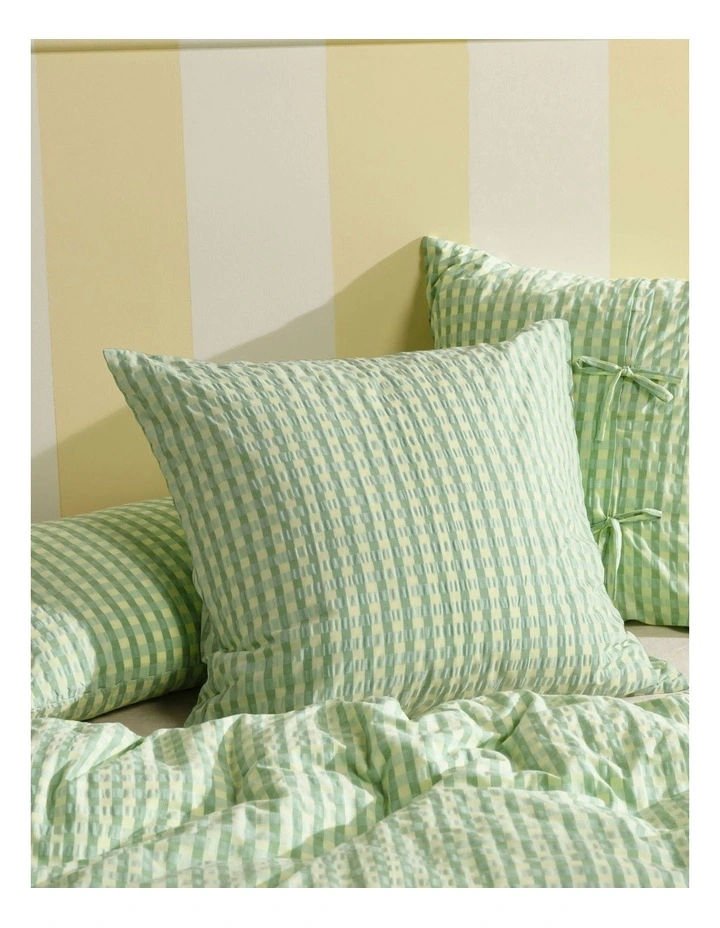 Ferrara Quilt Cover Set in Green Apple image 6