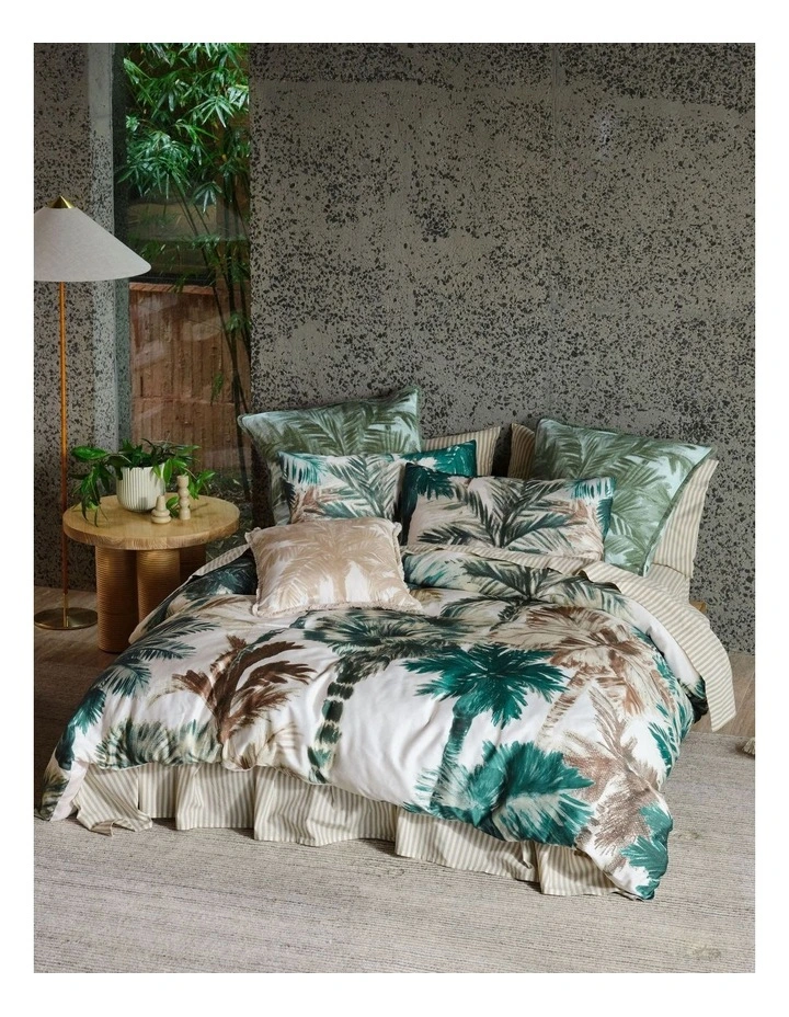 Cynthia Cushion 48x48cm in Teal image 3