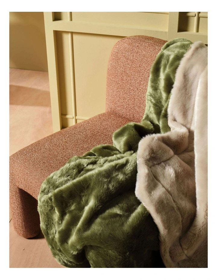 Selma Throw in Moss image 3