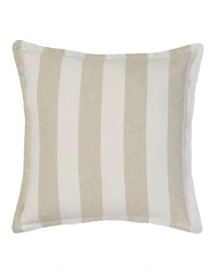 Vintage Stripe Cushion 48x48cm in Natural