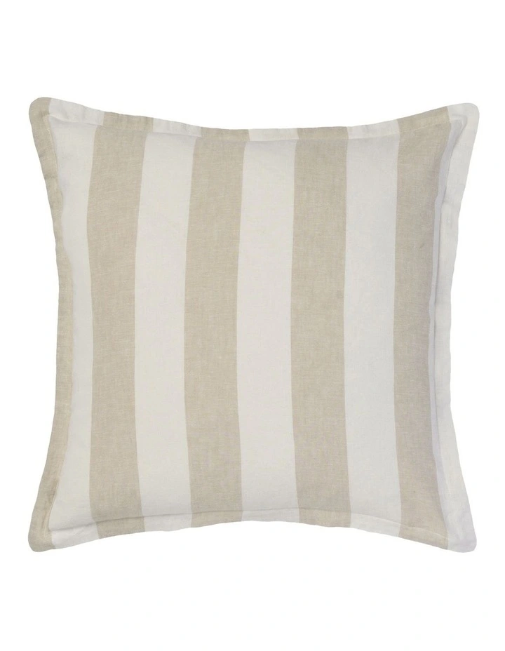 Vintage Stripe Cushion 48x48cm in Natural image 1