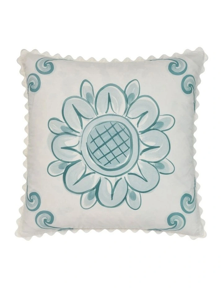 Thalia Cushion 48x48cm in Blue image 1